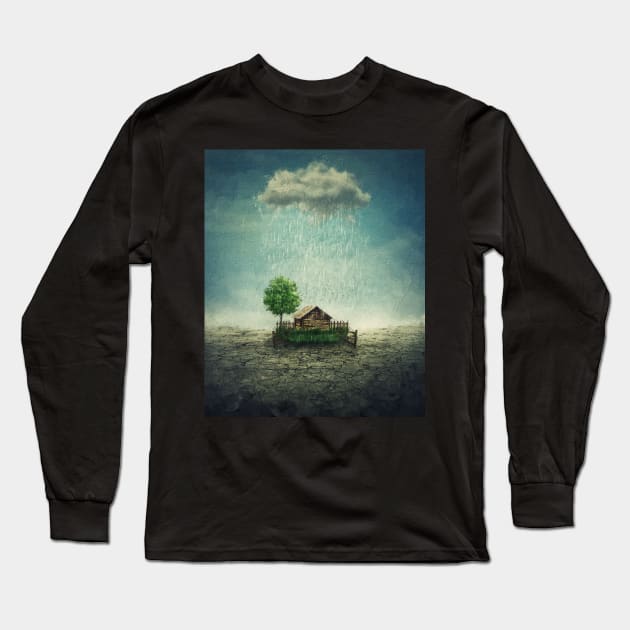 the oasis farm Long Sleeve T-Shirt by psychoshadow